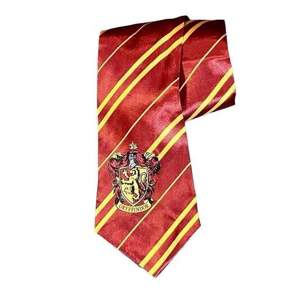 Wizarding World Harry Potter Gryffindor Red Yellow Tie - Picture 1 of 7